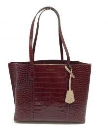 TORY BURCH（トリーバーチ）の古着「TORY BURCH　トートバッグ」｜ワインレッド