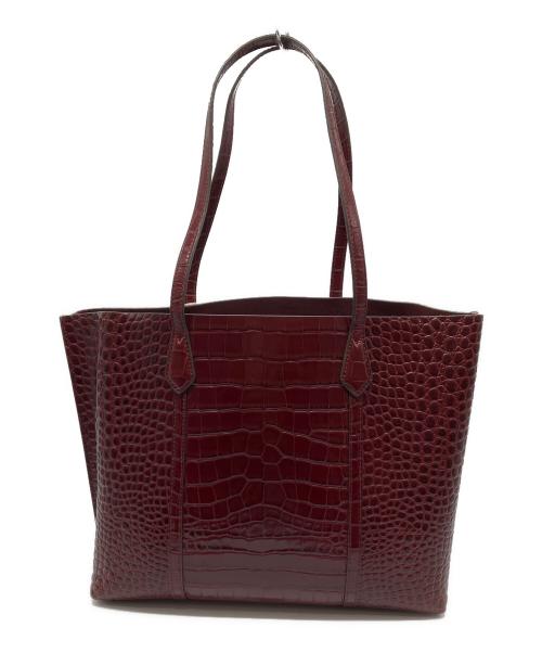 TORY BURCH（トリーバーチ）TORY BURCH (トリーバーチ) TORY BURCH　トートバッグ ワインレッドの古着・服飾アイテム