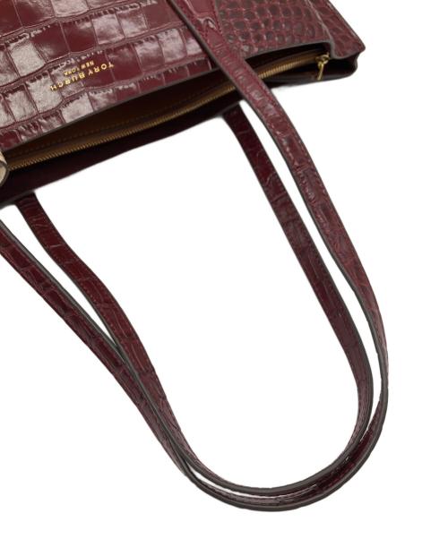 TORY BURCH（トリーバーチ）TORY BURCH (トリーバーチ) TORY BURCH　トートバッグ ワインレッドの古着・服飾アイテム