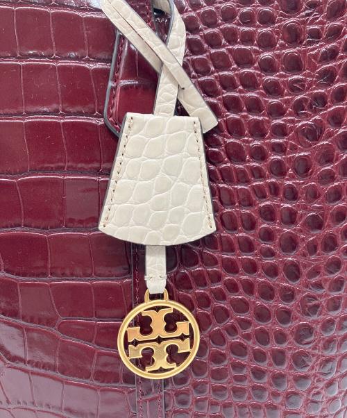 TORY BURCH（トリーバーチ）TORY BURCH (トリーバーチ) TORY BURCH　トートバッグ ワインレッドの古着・服飾アイテム