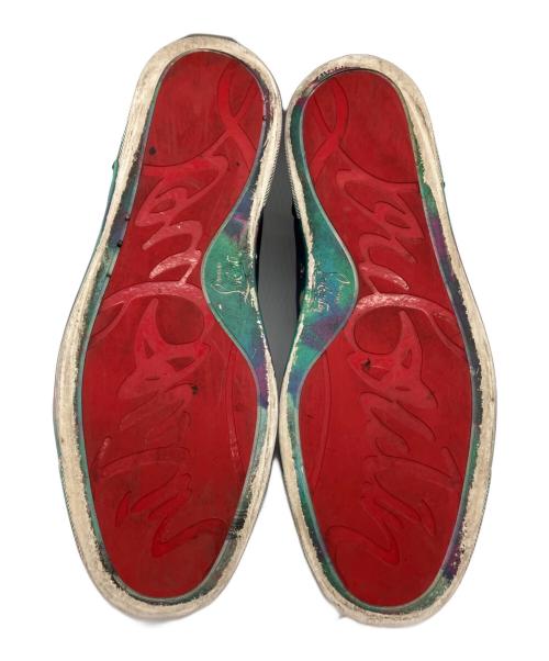 Christian Louboutin（クリスチャン・ルブタン）Christian Louboutin (クリスチャン・ルブタン) Christian Louboutin　ローカットスニーカー ブルー サイズ:42 1/2の古着・服飾アイテム