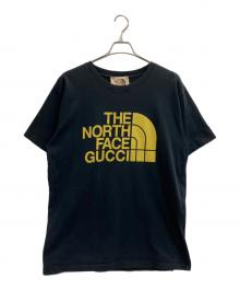 THE NORTH FACE×GUCCI（ザ ノース フェイス×グッチ）の古着「THE NORTH FACE　	GUCCI　半袖カットソー」｜ブラック