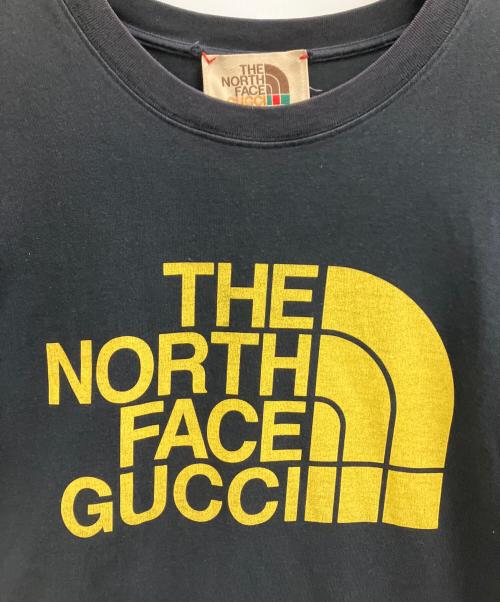 THE NORTH FACE（ザ ノース フェイス）THE NORTH FACE (ザ ノース フェイス) GUCCI (グッチ) THE NORTH FACE　	GUCCI　半袖カットソー ブラック サイズ:XSの古着・服飾アイテム