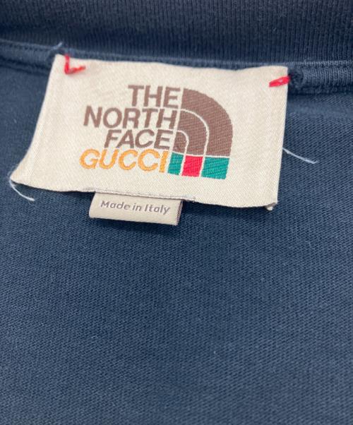 THE NORTH FACE（ザ ノース フェイス）THE NORTH FACE (ザ ノース フェイス) GUCCI (グッチ) THE NORTH FACE　	GUCCI　半袖カットソー ブラック サイズ:XSの古着・服飾アイテム