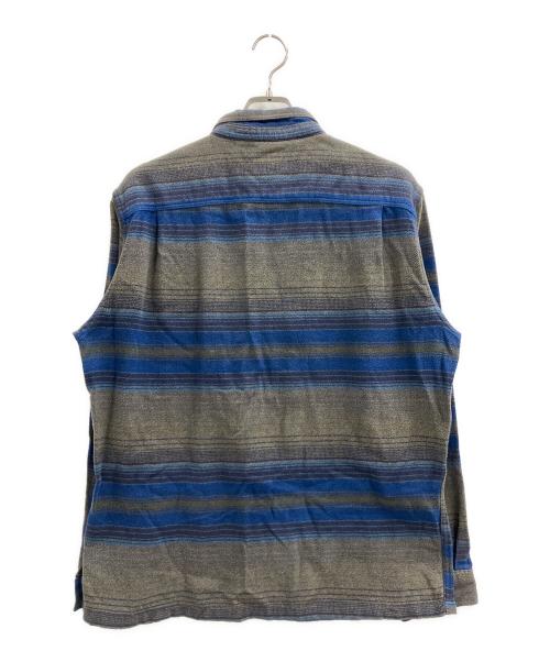Patagonia（パタゴニア）Patagonia (パタゴニア) 長袖シャツ グレー×ブルー サイズ:Mの古着・服飾アイテム