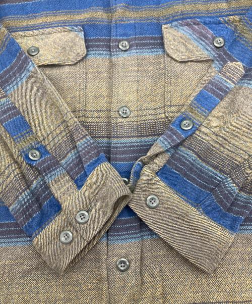 Patagonia（パタゴニア）Patagonia (パタゴニア) 長袖シャツ グレー×ブルー サイズ:Mの古着・服飾アイテム
