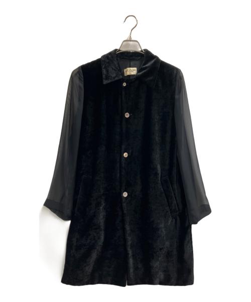 ROBE DE CHAMBRE COMME DES GARCONS（ローブドシャンブル コムデギャルソン）ROBE DE CHAMBRE COMME DES GARCONS (ローブドシャンブル コムデギャルソン) ROBE DE CHAMBRE COMME DES GARCONS　袖切替ジャケット ブラック サイズ:不明の古着・服飾アイテム