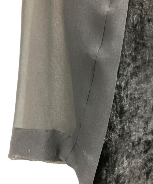 ROBE DE CHAMBRE COMME DES GARCONS（ローブドシャンブル コムデギャルソン）ROBE DE CHAMBRE COMME DES GARCONS (ローブドシャンブル コムデギャルソン) ROBE DE CHAMBRE COMME DES GARCONS　袖切替ジャケット ブラック サイズ:不明の古着・服飾アイテム