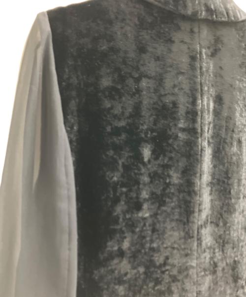 ROBE DE CHAMBRE COMME DES GARCONS（ローブドシャンブル コムデギャルソン）ROBE DE CHAMBRE COMME DES GARCONS (ローブドシャンブル コムデギャルソン) ROBE DE CHAMBRE COMME DES GARCONS　袖切替ジャケット ブラック サイズ:不明の古着・服飾アイテム