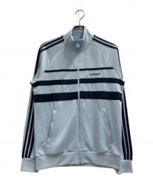 adidas（アディダス）の古着「トラックジャケット」｜スカイブルー