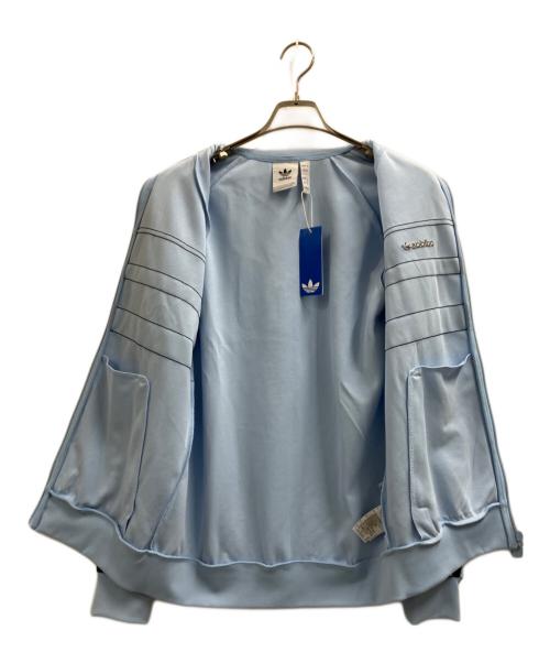 adidas（アディダス）adidas (アディダス) トラックジャケット スカイブルー サイズ:S 未使用品の古着・服飾アイテム