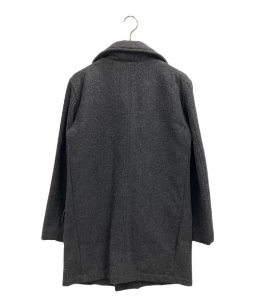 POST O'ALLS（ポストオーバーオールズ）POST O'ALLS (ポストオーバーオールズ) POST O'ALLS　Pコート ブラック サイズ:Sの古着・服飾アイテム