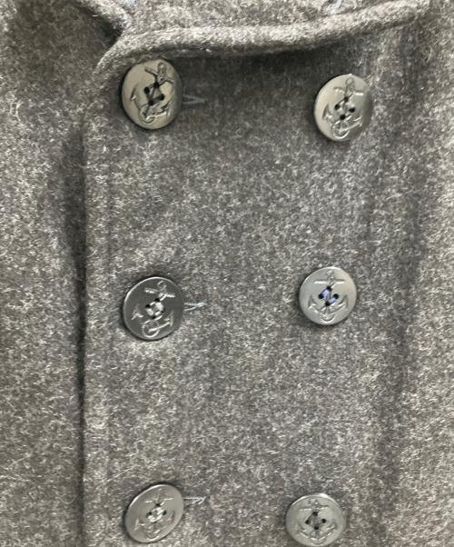 POST O'ALLS（ポストオーバーオールズ）POST O'ALLS (ポストオーバーオールズ) POST O'ALLS　Pコート ブラック サイズ:Sの古着・服飾アイテム