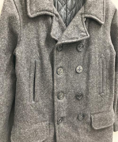 POST O'ALLS（ポストオーバーオールズ）POST O'ALLS (ポストオーバーオールズ) POST O'ALLS　Pコート ブラック サイズ:Sの古着・服飾アイテム