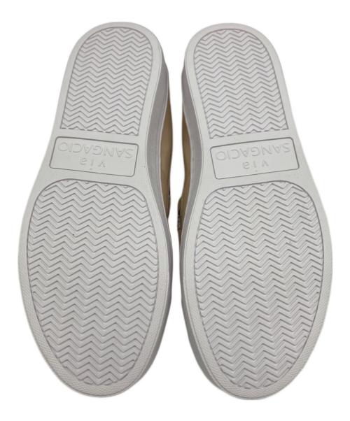 Sangacio（サンガッチョ）Sangacio (サンガッチョ) 廣松 (ヒロミツ) SANGACIO　廣松　ローカットスニーカー ベージュ サイズ:24.5㎝の古着・服飾アイテム