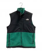THE NORTH FACEザ ノース フェイス）の古着「THE NORTH FACE　デナリベスト」｜ブラック×グリーン