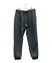 GRAMICCI（グラミチ）の古着「GRAMICCI　ボンディングニット フリース リブパンツ」｜グレー