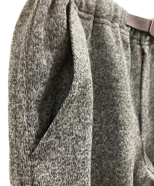 GRAMICCI（グラミチ）GRAMICCI (グラミチ) GRAMICCI　ボンディングニット フリース リブパンツ グレー サイズ:Lの古着・服飾アイテム