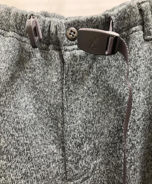 GRAMICCI（グラミチ）GRAMICCI (グラミチ) GRAMICCI　ボンディングニット フリース リブパンツ グレー サイズ:Lの古着・服飾アイテム
