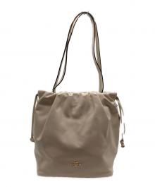 COACH（コーチ）の古着「COACH フェイ ドローストリング  トートバッグ」｜ホワイト