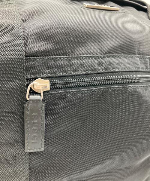 GUCCI（グッチ）GUCCI (グッチ) GUCCI　折りたたみkトートバッグ ブラックの古着・服飾アイテム