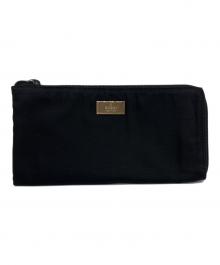 GUCCI（グッチ）の古着「GUCCI L字ファスナーポーチ」｜ブラック