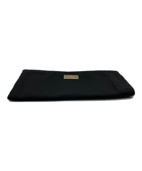 GUCCI（グッチ）GUCCI (グッチ) GUCCI L字ファスナーポーチ ブラックの古着・服飾アイテム