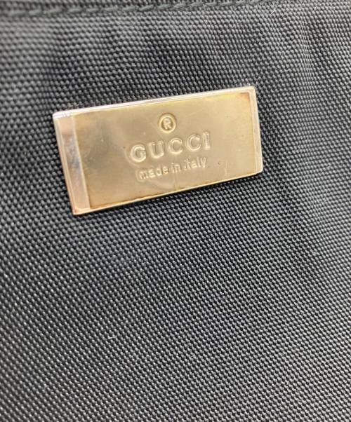 GUCCI（グッチ）GUCCI (グッチ) GUCCI L字ファスナーポーチ ブラックの古着・服飾アイテム