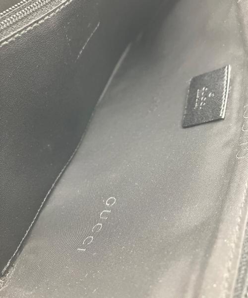 GUCCI（グッチ）GUCCI (グッチ) GUCCI L字ファスナーポーチ ブラックの古着・服飾アイテム