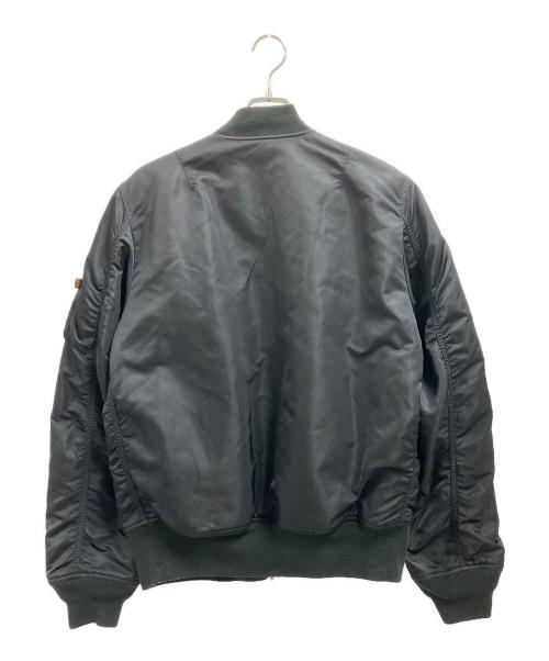 ALPHA（アルファ）ALPHA (アルファ) ALPHA　MA-1ジャケット ブラック サイズ:XLの古着・服飾アイテム