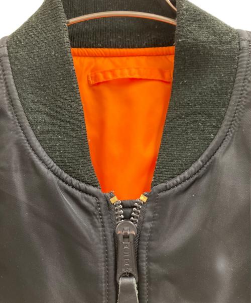 ALPHA（アルファ）ALPHA (アルファ) ALPHA　MA-1ジャケット ブラック サイズ:XLの古着・服飾アイテム