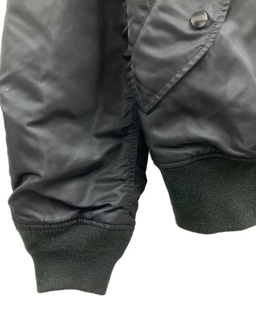 ALPHA（アルファ）ALPHA (アルファ) ALPHA　MA-1ジャケット ブラック サイズ:XLの古着・服飾アイテム