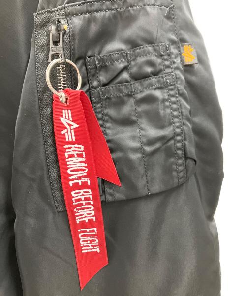 ALPHA（アルファ）ALPHA (アルファ) ALPHA　MA-1ジャケット ブラック サイズ:XLの古着・服飾アイテム