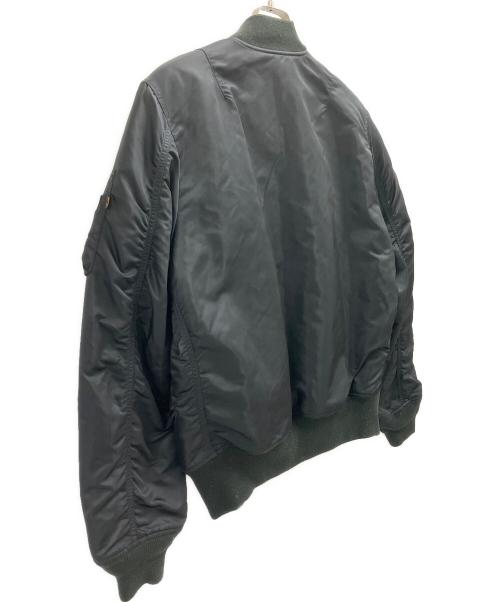 ALPHA（アルファ）ALPHA (アルファ) ALPHA　MA-1ジャケット ブラック サイズ:XLの古着・服飾アイテム