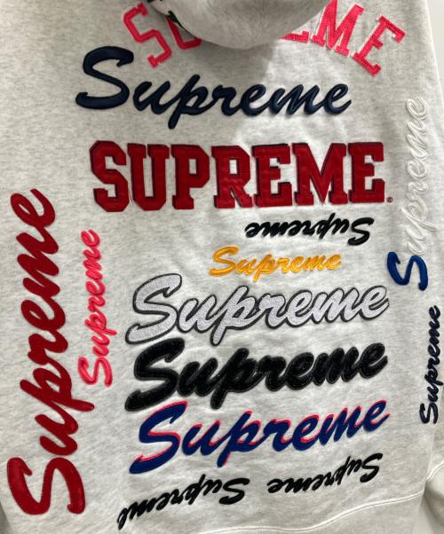 SUPREME（シュプリーム）Supreme (シュプリーム) Supreme　プルオーバーパーカー グレー サイズ:FREEの古着・服飾アイテム