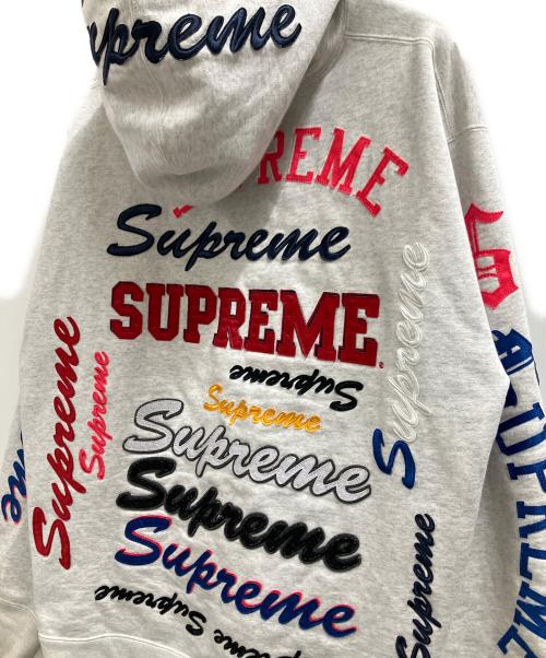 SUPREME（シュプリーム）Supreme (シュプリーム) Supreme　プルオーバーパーカー グレー サイズ:FREEの古着・服飾アイテム