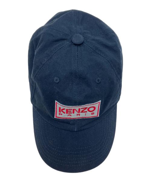 KENZO（ケンゾー）KENZO (ケンゾー) KENZO　刺繍ベースベールキャップ ネイビーの古着・服飾アイテム