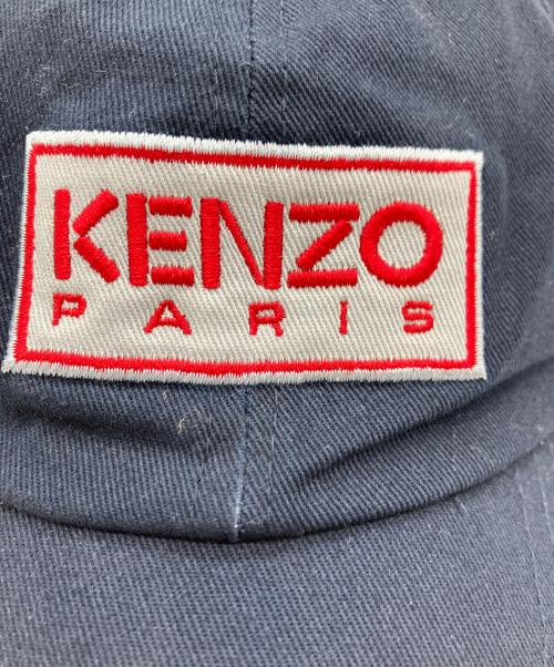 KENZO（ケンゾー）KENZO (ケンゾー) KENZO　刺繍ベースベールキャップ ネイビーの古着・服飾アイテム
