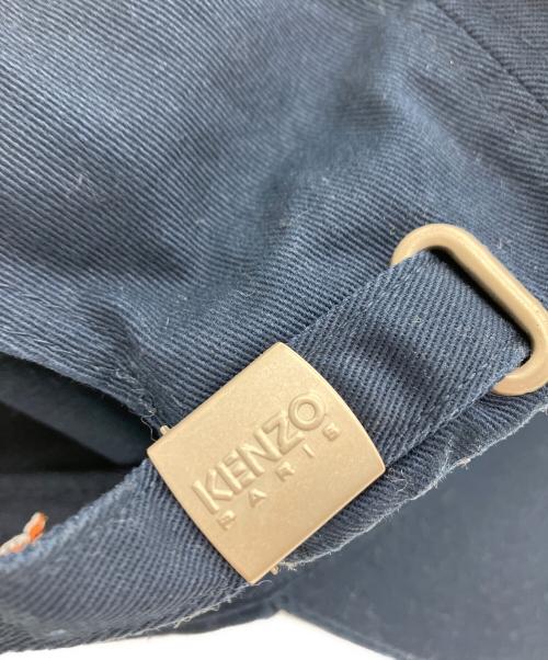 KENZO（ケンゾー）KENZO (ケンゾー) KENZO　刺繍ベースベールキャップ ネイビーの古着・服飾アイテム