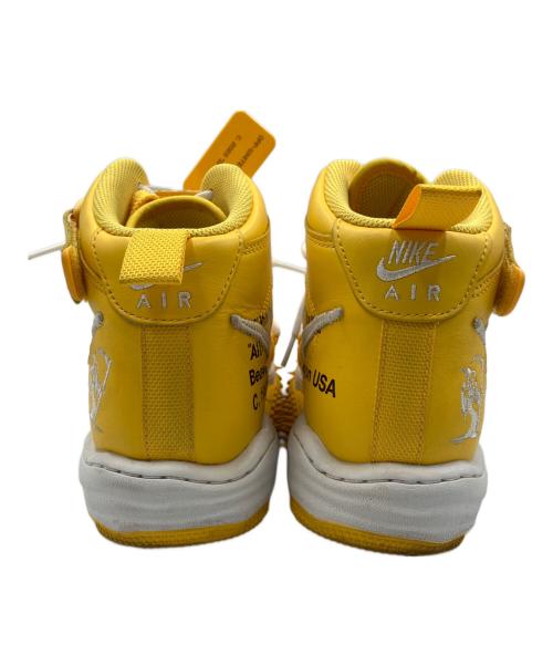 NIKE（ナイキ）NIKE (ナイキ) OFFWHITE (オフホワイト) NIKE　OFFWHITE　ハイカットスニーカー イエロー×ホワイト サイズ:27.5ｃｍの古着・服飾アイテム