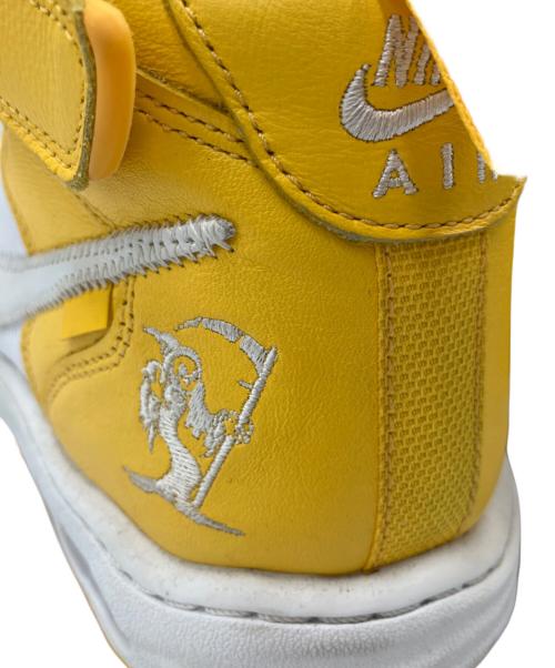 NIKE（ナイキ）NIKE (ナイキ) OFFWHITE (オフホワイト) NIKE　OFFWHITE　ハイカットスニーカー イエロー×ホワイト サイズ:27.5ｃｍの古着・服飾アイテム