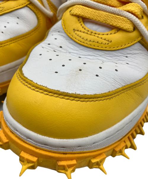 NIKE（ナイキ）NIKE (ナイキ) OFFWHITE (オフホワイト) NIKE　OFFWHITE　ハイカットスニーカー イエロー×ホワイト サイズ:27.5ｃｍの古着・服飾アイテム