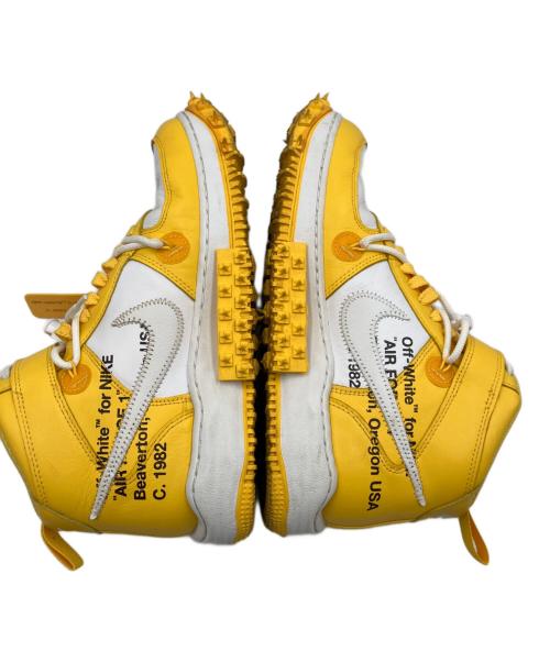 NIKE（ナイキ）NIKE (ナイキ) OFFWHITE (オフホワイト) NIKE　OFFWHITE　ハイカットスニーカー イエロー×ホワイト サイズ:27.5ｃｍの古着・服飾アイテム