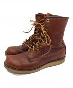 RED WINGレッドウィング）の古着「RED WING　ワークブーツ」｜ブラウン