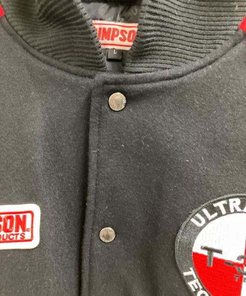 SIMPSON（シンプソン）SIMPSON (シンプソン) ライダースジャケット レッド×ブラック サイズ:L 未使用品の古着・服飾アイテム
