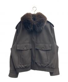 ZARA（ザラ）の古着「スウェードジャケット」｜ブラック