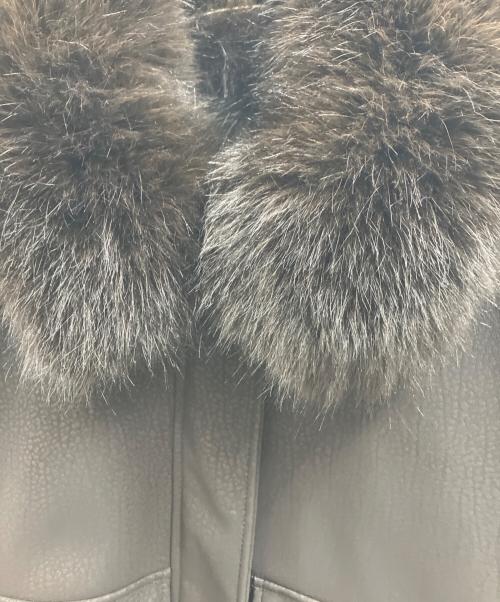 ZARA（ザラ）ZARA (ザラ) スウェードジャケット ブラック サイズ:Lの古着・服飾アイテム