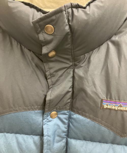 Patagonia（パタゴニア）Patagonia (パタゴニア) ダウンベスト ブルー×ネイビー サイズ:Lの古着・服飾アイテム