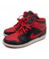 NIKE（ナイキ）の古着「NIKE ハイカットスニーカー」｜レッド×ブラック