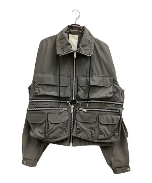 TATRAS（タトラス）TATRAS (タトラス) RIOT HILL (ライオット ヒル) ユーティリティカーゴジャケット グレー サイズ:175の古着・服飾アイテム